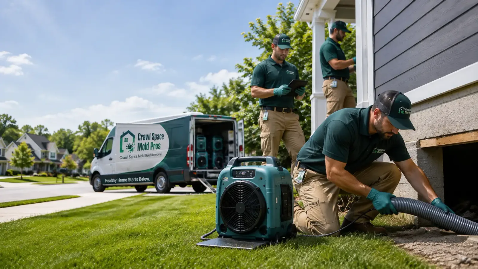 Crawl Space Mold Removal in Paris, KY